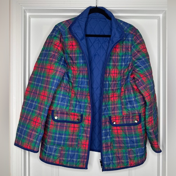 Reversible Quilted Coat w/ Zipper and Pockets - Picture 1 of 11